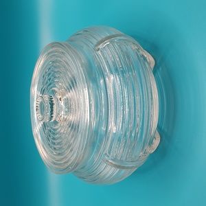 1920's Art Decco Glass Powder Jar